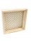 Cadre effet grillage en bois pour messages 25 x 25 cm