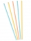 10 pailles en carton couleurs pastel 19,5 cm pour anniversaire