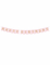 Guirlande en carton happy birthday rose et dorée 15 x 175 cm pour anniversaire