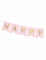 Détail du mot HAPPY de la guirlande en carton Happy Birthday