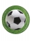 8 assiettes en carton football party 23 cm ballon de foot