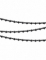 Détail des motifs suspendus de la guirlande en papier chauve-souris