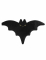 20 serviettes en papier chauve souris noires et dorées 16 x 9 cm pour halloween