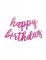 Guirlande en carton happy birthday rose pailleté 84 cm déco anniversaire