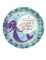 Ballon aluminium rêves de sirène 45 cm pour anniversaire
