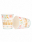 Vue de face et de côté des gobelets en carton boho happy birthday