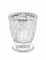 4 photophores en verre transparent 8 cm pour noël