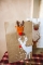 Gros plan sur la version kraft des sachets en papier Rudolph rennes pour Noël