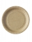 50 assiettes en kraft 22 cm écologiques compostables