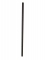 25 pailles en papier noires 20 cm pour cocktails