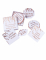 35 cartes lanceur de discussion végétal rose gold 7 x 7 cm pour animation mariage