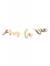 Guirlande en carton pour la vie rose gold 1,20 m décoration mariage