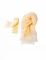 Détail du tulle et du ruban satiné du voiles de chaise mariage chic