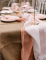 Mise en situation du chemin de table décoration mariage