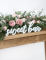 Mise en situation de la décoration en bois sweet bar pour mariage