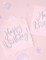 Serviettes en papier Happy Birthday pour fête roses et iridescent