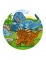 Disque en azyme dinosaures 20 cm pour gâteau