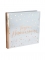 Livre d'or joyeux anniversaire rose gold 24 x 24 cm couverture blanche