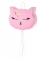 Piñata chat rose 37 x 27 cm pour anniversaire