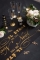 Mise en situation du chemin de table en coton il était une fois Noël