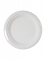 10 petites assiettes en fibre de canne blanches 18 cm compostables