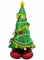 Ballon aluminium géant AirLoonz sapin de Noël 149 x 78 cm à poser
