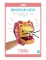 Marionnette de main en carton Simon le lion 20,5 x 29 cm, kit à construire