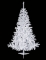 Sapin artificiel enneigé sur pied 150 cm blanc réaliste