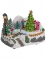 Village de Noël lumineux sapin 18 x 12 x 13 cm décoration animée