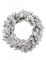 Couronne de sapin enneigée 30 cm pour Noël