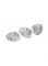 6 Bougies galets gris 4 cm