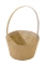 Panier effet jute ivoire 16,5 cm