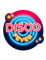 Détail du panneau néon Disco Fever des décorations en carton disco fever