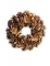 Couronne de Noël pommes de pin scintillantes 30 cm et grelots
