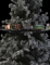 Mise en situation sur le sapin du train de noël pour sapin 23 pièces lumineux et animé