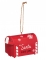 Suspension pour sapin boite aux lettres rouge 7 cm