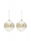 2 boules en verre doré 10 cm décoration de Noël
