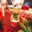 Mise en situation de la bougie ourson sur son tambour pour décoration de noël