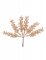 6 branches de baies paillettes rose gold 17 cm sur tige