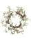 Couronne végétale fleurs de coton 40 cm et pommes de pin