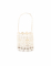 Panier dentelle ivoire 11 x 5 cm avec anse