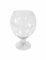 Vase ballon en verre 18 x 25 cm sur pied