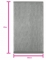 Schéma des dimensions de la tenture de mariage pour décoration