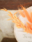 Détail de l utilisation dans un tambour à broder du bouquet d avoine séché pour décoration moutarde