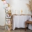 Mise en situation des stickers love pour mariage lettres dorées métallisées