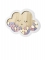 Livre d'or en bois forme nuage 43 x 30 cm avec 30 gouttes
