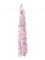 Traîne de ballon rose et blanche 86 cm à fils torsadés