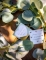 Mise en situation de la guirlande de feuilles d eucalyptus décoration végétale