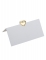 10 marque places blancs avec petit cœur doré 8 x 4 cm embossé