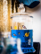 Mise en situation sur un bocal des stickers astronaute pour décoration espace